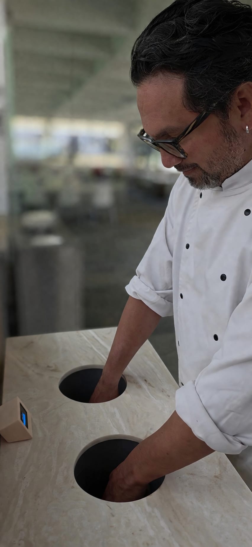 Chef bruger DEEwash prototype